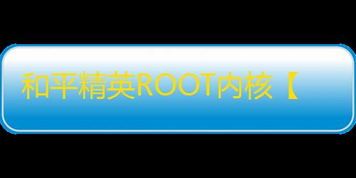 和平精英ROOT内核【山楂内核】外挂